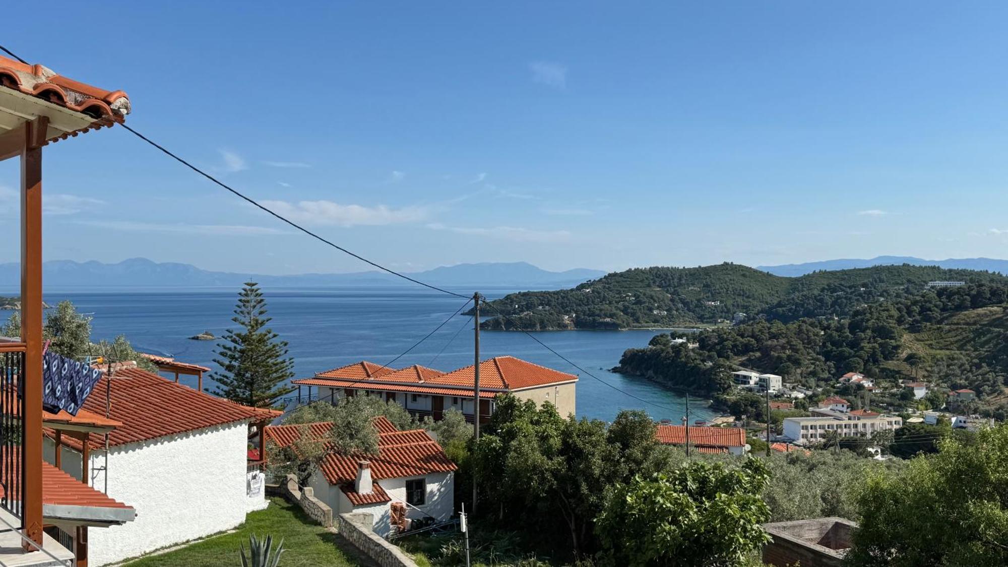 Valmas village Skiathos stad Exteriör bild